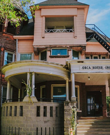 Front of the ORCA house