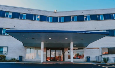 Front of Maple Heights building