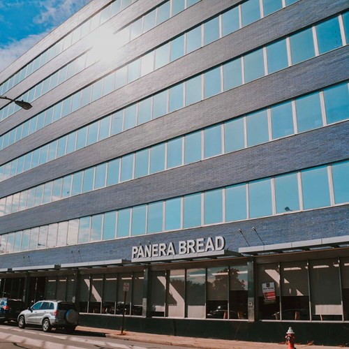 The side of the Lakewood building