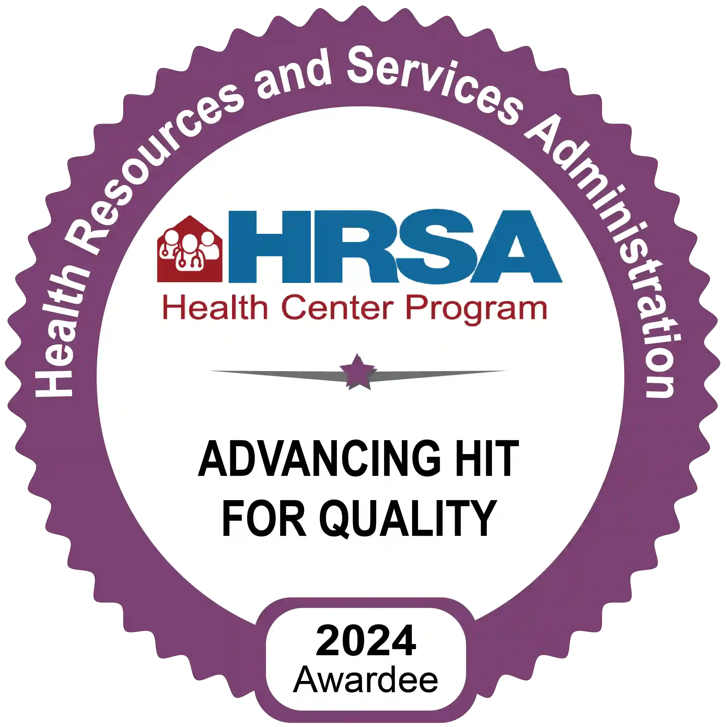 HRSA HIT badge