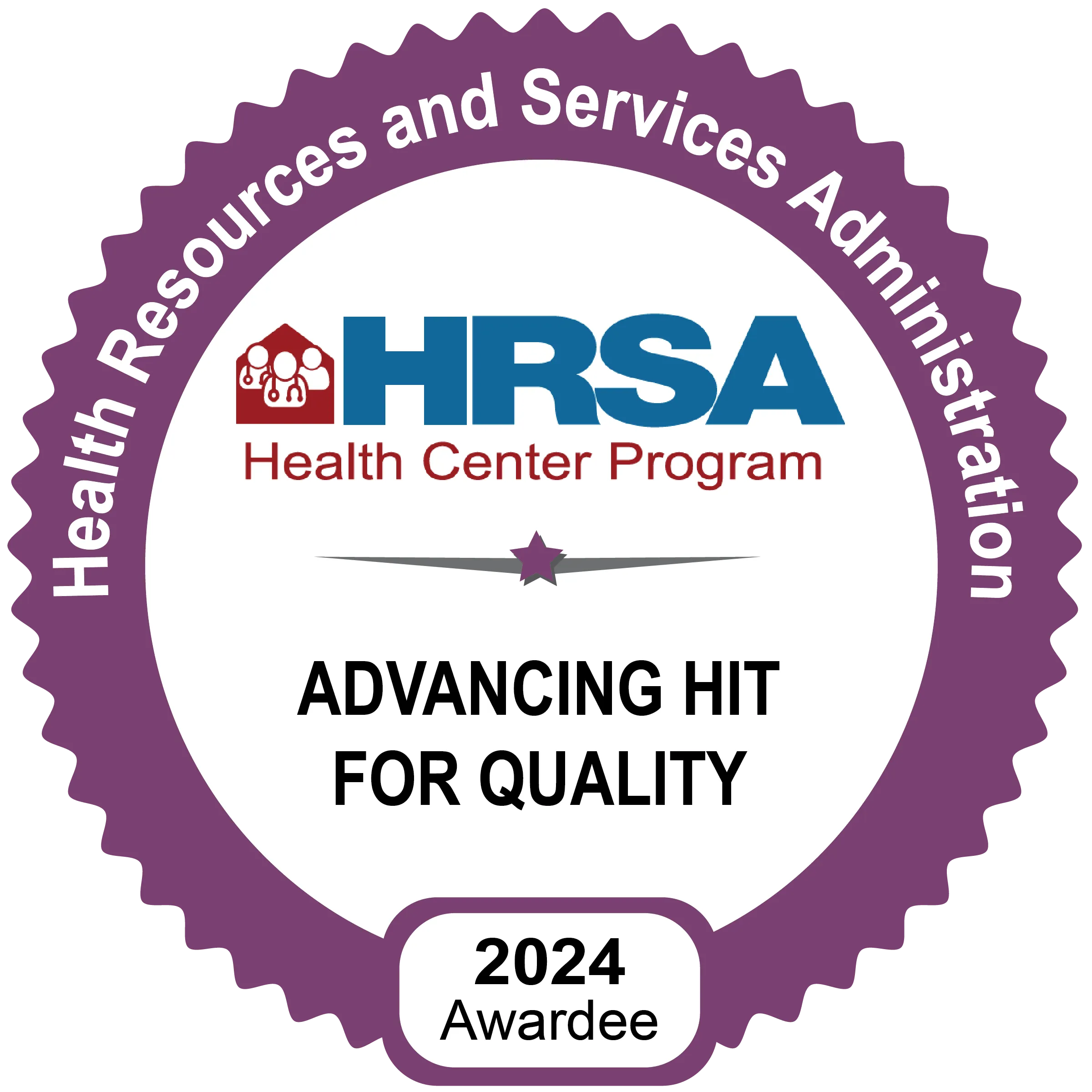 HRSA HIT badge