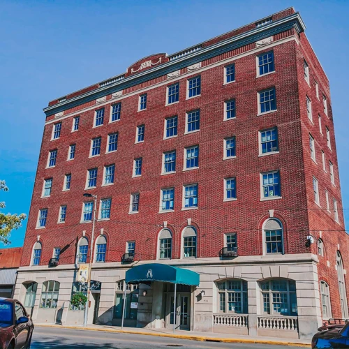 Outside of the Ashtabula building