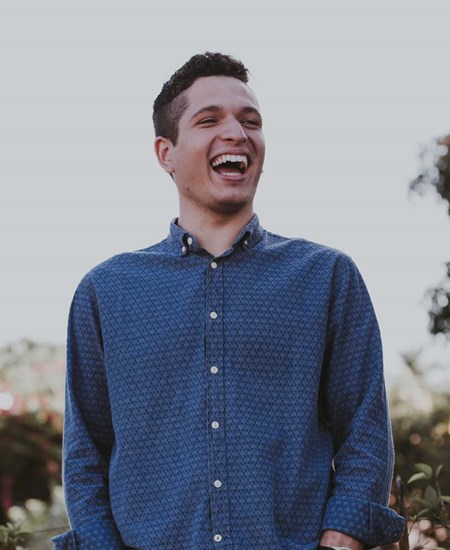 happy, healthy young man